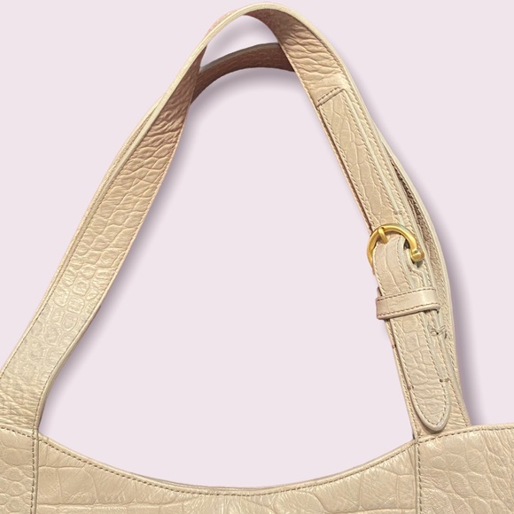 BRAHMIN White Bag Large Shoulder Pebble Off-White - Picture 6 of 13